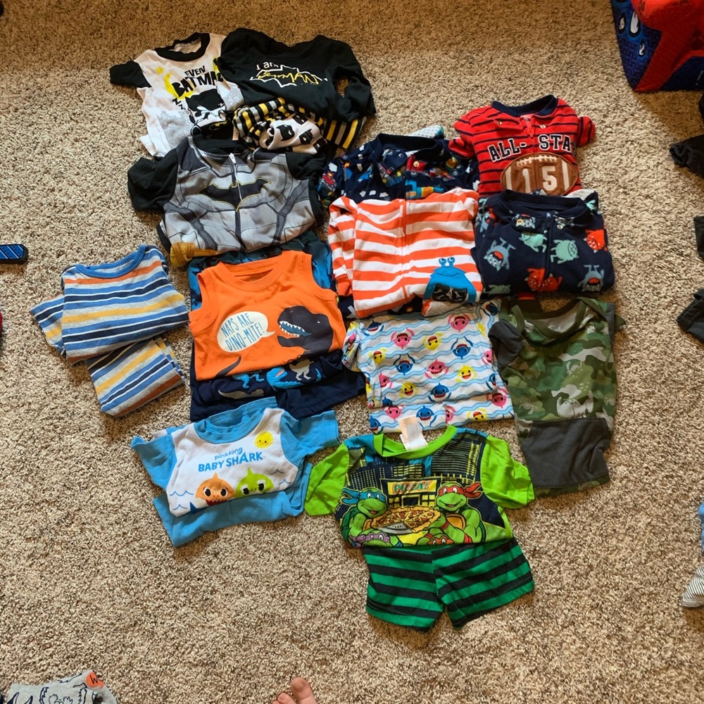 Bundle of boy pjs